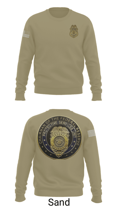 United States Federal Reserve Police 30952270 Crew Neck Sweatshirt - 42