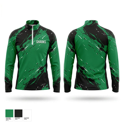 Sharks 39502136 Quarter Zip Jacket - 1