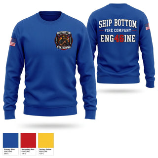 Crew Neck Sweatshirt, Ship bottom fire company, Fire Department, Teamtime, Team time, sublimation, custom sports apparel, team uniforms, spirit wear, spiritwear, sports uniforms, custom shirts, team store, custom team store, fundraiser sports, apparel fundraiser