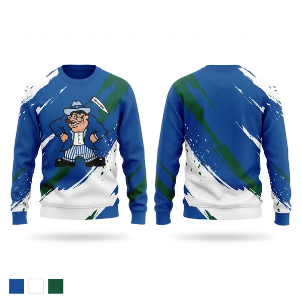 Crew Neck Sweatshirt, Senators, Men's Basketball, Teamtime, Team time, sublimation, custom sports apparel, team uniforms, spirit wear, spiritwear, sports uniforms, custom shirts, team store, custom team store, fundraiser sports, apparel fundraiser