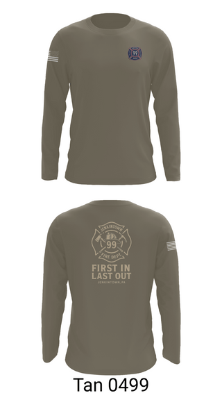 Long Sleeve Performance Shirt, Jenkintown Fire Department, Fire Department, Teamtime, Team time, sublimation, custom sports apparel, team uniforms, spirit wear, spiritwear, sports uniforms, custom shirts, team store, custom team store, fundraiser sports, apparel fundraiser