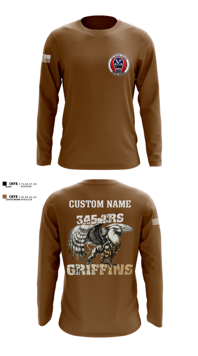 345th TRS 44562231 Long Sleeve Performance Shirt 3