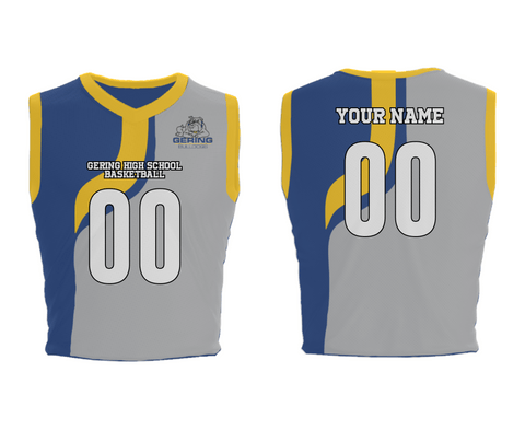 Mens Basketball Jersey, Gering High School Basketball, Women's Basketball, Teamtime, Team time, sublimation, custom sports apparel, team uniforms, spirit wear, spiritwear, sports uniforms, custom shirts, team store, custom team store, fundraiser sports, apparel fundraiser
