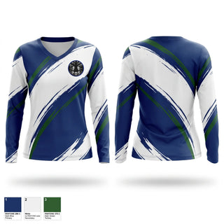 Womens Long Sleeve Vneck Shirt, BC, Police, Teamtime, Team time, sublimation, custom sports apparel, team uniforms, spirit wear, spiritwear, sports uniforms, custom shirts, team store, custom team store, fundraiser sports, apparel fundraiser