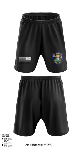 Athletic Shorts With Pockets, Branson Police Department, Police, Teamtime, Team time, sublimation, custom sports apparel, team uniforms, spirit wear, spiritwear, sports uniforms, custom shirts, team store, custom team store, fundraiser sports, apparel fundraiser