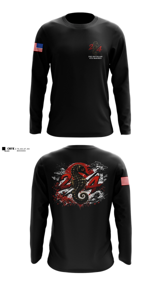 Long Sleeve Performance Shirt, 2nd Battalion 4th Marines, Marines, Teamtime, Team time, sublimation, custom sports apparel, team uniforms, spirit wear, spiritwear, sports uniforms, custom shirts, team store, custom team store, fundraiser sports, apparel fundraiser