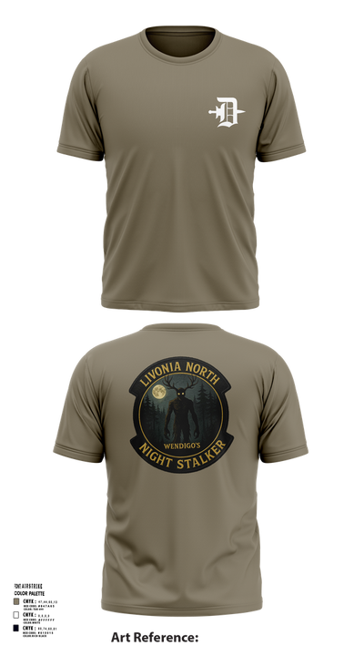 Livonia North Recruiting Station 17029649 Short Sleeve Performance Shirt - 162