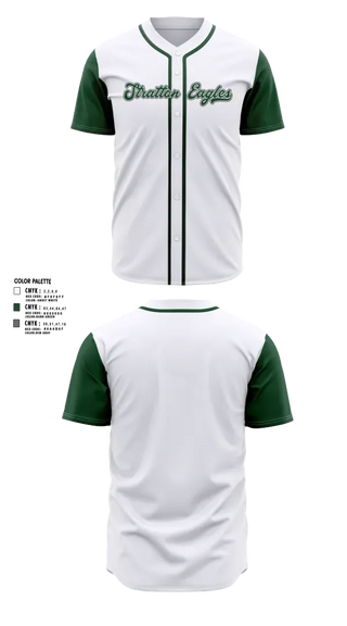 Full Button Baseball Jersey, Stratton Eagles, Baseball, Teamtime, Team time, sublimation, custom sports apparel, team uniforms, spirit wear, spiritwear, sports uniforms, custom shirts, team store, custom team store, fundraiser sports, apparel fundraiser