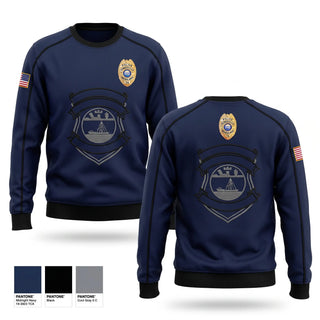 Crew Neck Sweatshirt, Drug and Gang Enforcement, Police, Teamtime, Team time, sublimation, custom sports apparel, team uniforms, spirit wear, spiritwear, sports uniforms, custom shirts, team store, custom team store, fundraiser sports, apparel fundraiser