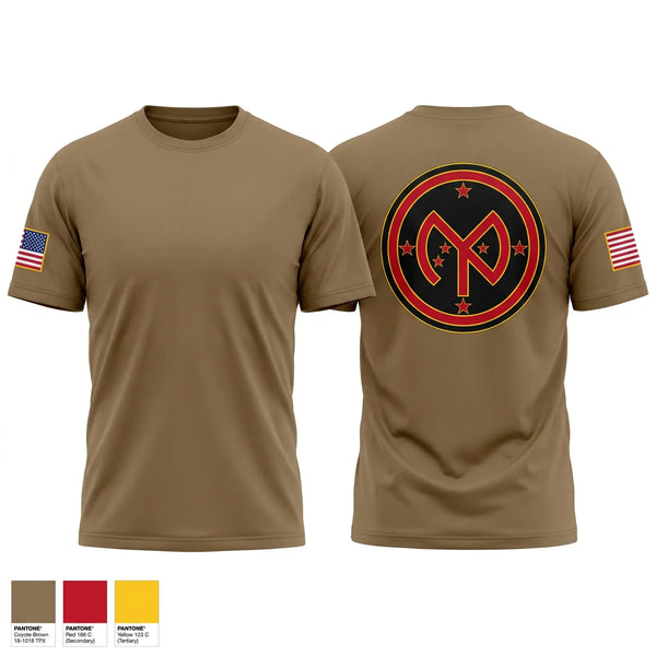 Old School Cotton Feel Shirt, A Co, 1-69th IN, National Guard, Teamtime, Team time, sublimation, custom sports apparel, team uniforms, spirit wear, spiritwear, sports uniforms, custom shirts, team store, custom team store, fundraiser sports, apparel fundraiser