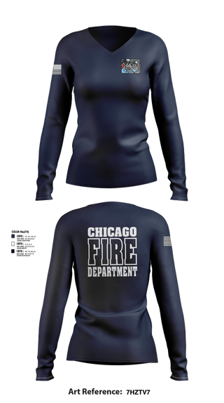 Womens Long Sleeve Vneck Shirt, Ambulance 11, , Teamtime, Team time, sublimation, custom sports apparel, team uniforms, spirit wear, spiritwear, sports uniforms, custom shirts, team store, custom team store, fundraiser sports, apparel fundraiser