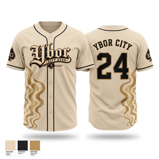 Full Button Baseball Jersey, Ybor City Aces, Baseball, Teamtime, Team time, sublimation, custom sports apparel, team uniforms, spirit wear, spiritwear, sports uniforms, custom shirts, team store, custom team store, fundraiser sports, apparel fundraiser