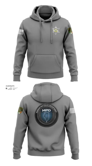 Hoodie, Manhattan Police Department, Police, Teamtime, Team time, sublimation, custom sports apparel, team uniforms, spirit wear, spiritwear, sports uniforms, custom shirts, team store, custom team store, fundraiser sports, apparel fundraiser