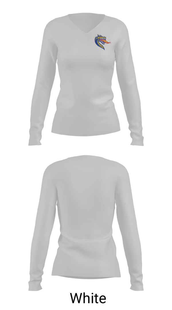Women's Long Sleeve Vneck Shirt, Adrian Elementary School, Spirit Store, Teamtime, Team time, sublimation, custom sports apparel, team uniforms, spirit wear, spiritwear, sports uniforms, custom shirts, team store, custom team store, fundraiser sports, apparel fundraiser