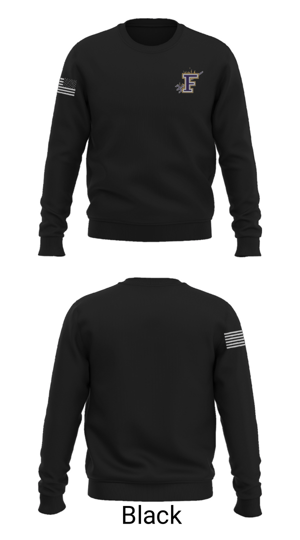 Crew Neck Sweatshirt, Franklinton High School Basketball, Women's Basketball, Teamtime, Team time, sublimation, custom sports apparel, team uniforms, spirit wear, spiritwear, sports uniforms, custom shirts, team store, custom team store, fundraiser sports, apparel fundraiser