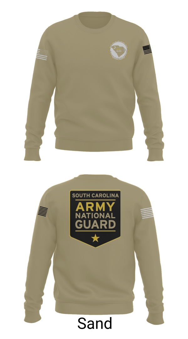 Crew Neck Sweatshirt, Scarng, National Guard, Teamtime, Team time, sublimation, custom sports apparel, team uniforms, spirit wear, spiritwear, sports uniforms, custom shirts, team store, custom team store, fundraiser sports, apparel fundraiser