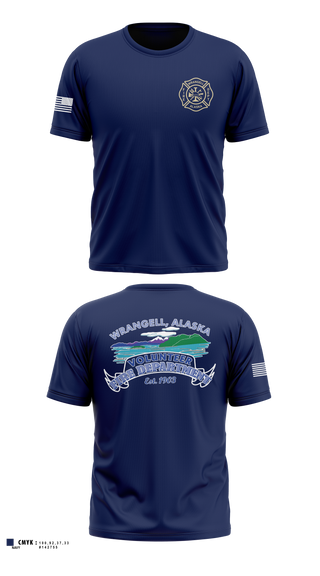 Old School Cotton Feel Shirt, Wrangell Volunteer Fire Department, Fire Department, Teamtime, Team time, sublimation, custom sports apparel, team uniforms, spirit wear, spiritwear, sports uniforms, custom shirts, team store, custom team store, fundraiser sports, apparel fundraiser