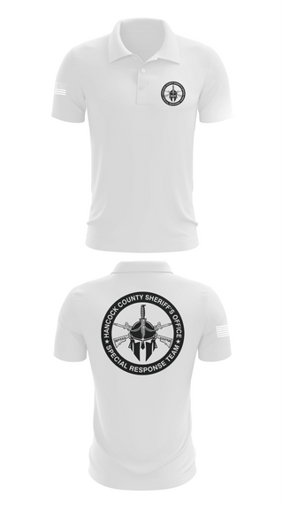 Short Sleeve Performance Polo, Hancock County Special Response Team, Police, Teamtime, Team time, sublimation, custom sports apparel, team uniforms, spirit wear, spiritwear, sports uniforms, custom shirts, team store, custom team store, fundraiser sports, apparel fundraiser