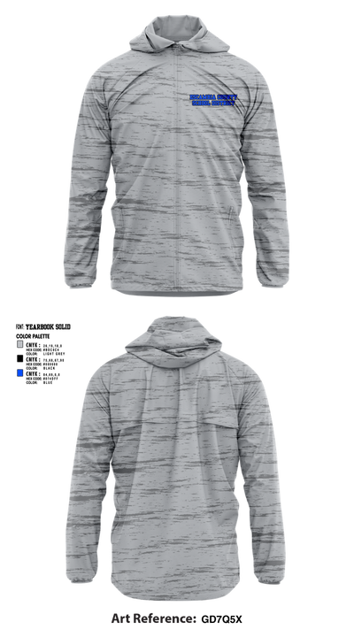 Escambia County School District 14556594 Windbreaker - 4