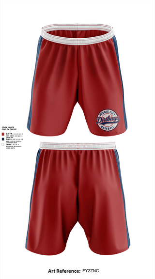 Athletic Shorts With Pockets, Dirtbags, Baseball, Teamtime, Team time, sublimation, custom sports apparel, team uniforms, spirit wear, spiritwear, sports uniforms, custom shirts, team store, custom team store, fundraiser sports, apparel fundraiser