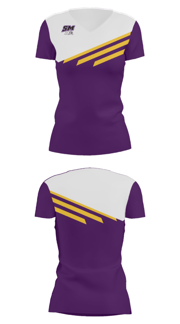 Women's Short Sleeve Vneck Shirt, Susan Moore, Spirit Store, Teamtime, Team time, sublimation, custom sports apparel, team uniforms, spirit wear, spiritwear, sports uniforms, custom shirts, team store, custom team store, fundraiser sports, apparel fundraiser