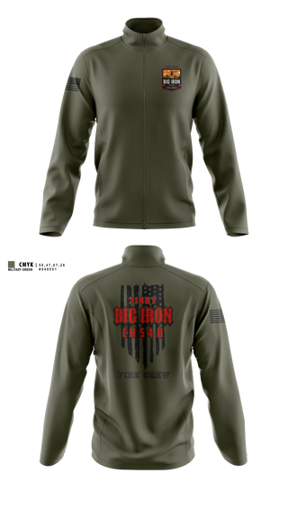 Fleece Jacket, Big Iron, Fire Department, Teamtime, Team time, sublimation, custom sports apparel, team uniforms, spirit wear, spiritwear, sports uniforms, custom shirts, team store, custom team store, fundraiser sports, apparel fundraiser