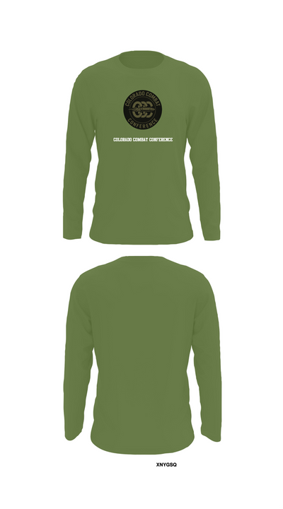 Colorado Combat Conference 90728248 Long Sleeve Performance Shirt 50