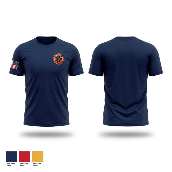 Short Sleeve Performance Shirt, Jake, Fire Department, Teamtime, Team time, sublimation, custom sports apparel, team uniforms, spirit wear, spiritwear, sports uniforms, custom shirts, team store, custom team store, fundraiser sports, apparel fundraiser