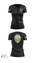 MPD Patrol 83314976 Women's Short Sleeve V-neck Shirt - 21
