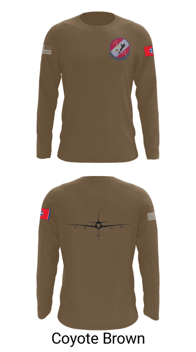 151st Air Refueling Squadron 9193987 Long Sleeve Performance Shirt - 11
