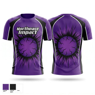 Short Sleeve Performance Shirt, Northeast Impact, Softball, Teamtime, Team time, sublimation, custom sports apparel, team uniforms, spirit wear, spiritwear, sports uniforms, custom shirts, team store, custom team store, fundraiser sports, apparel fundraiser