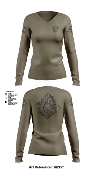 Womens Long Sleeve Vneck Shirt, Aurora SWAT, Police, Teamtime, Team time, sublimation, custom sports apparel, team uniforms, spirit wear, spiritwear, sports uniforms, custom shirts, team store, custom team store, fundraiser sports, apparel fundraiser