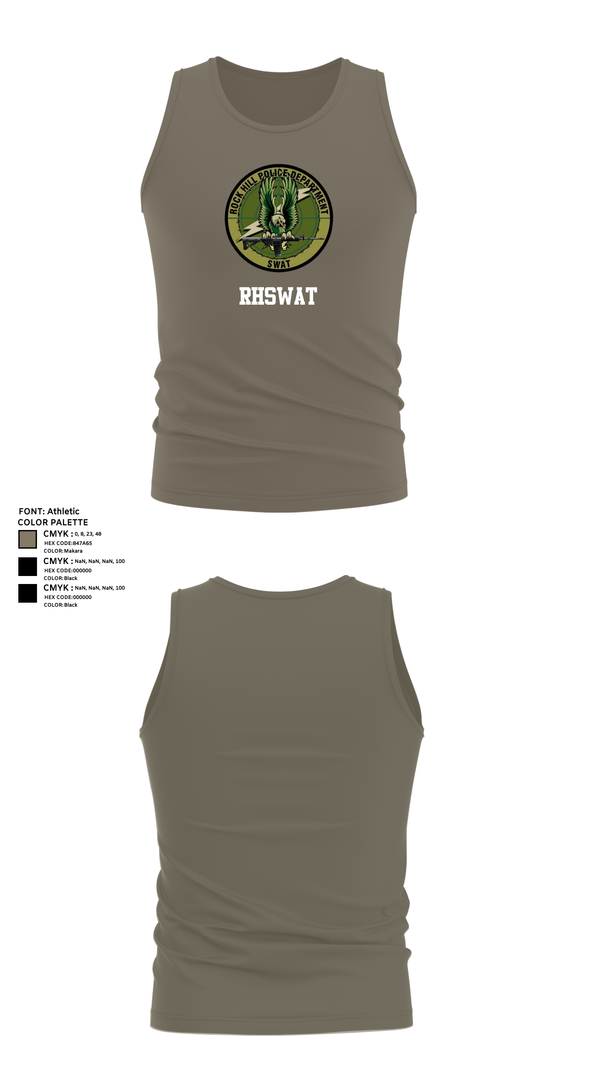 Tank Top, RHSWAT, , Teamtime, Team time, sublimation, custom sports apparel, team uniforms, spirit wear, spiritwear, sports uniforms, custom shirts, team store, custom team store, fundraiser sports, apparel fundraiser
