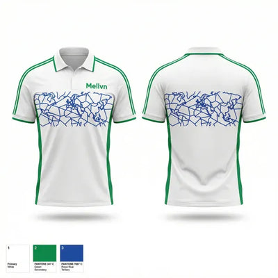 Melivn 39120513 Short Sleeve Performance Polo - 1