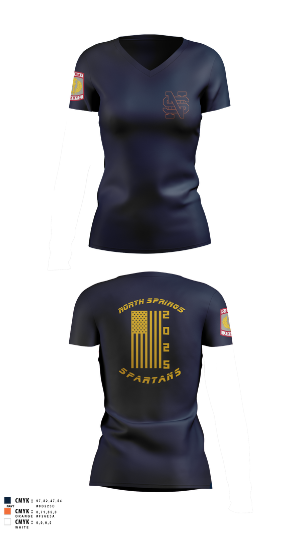 Womens Short Sleeve Vneck Shirt, Spartans, Cross Country, Teamtime, Team time, sublimation, custom sports apparel, team uniforms, spirit wear, spiritwear, sports uniforms, custom shirts, team store, custom team store, fundraiser sports, apparel fundraiser