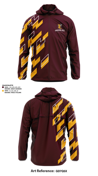 Windbreaker, Brookville High School Band, Spirit Store, Teamtime, Team time, sublimation, custom sports apparel, team uniforms, spirit wear, spiritwear, sports uniforms, custom shirts, team store, custom team store, fundraiser sports, apparel fundraiser