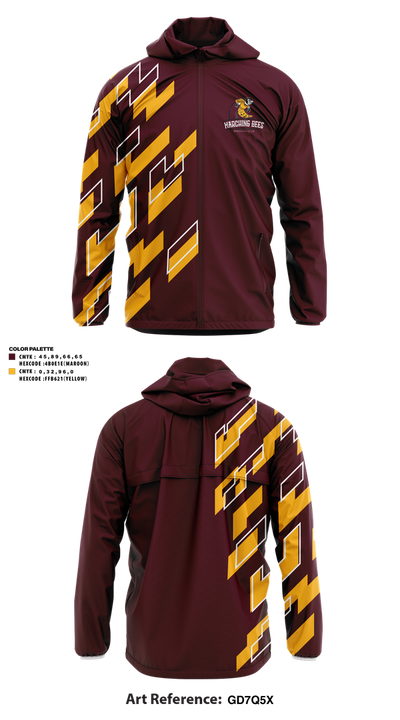 Brookville High School Band 14295202 Windbreaker - 1