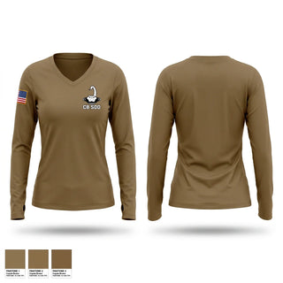 Womens Long Sleeve Vneck Shirt, BORTAC, Police, Teamtime, Team time, sublimation, custom sports apparel, team uniforms, spirit wear, spiritwear, sports uniforms, custom shirts, team store, custom team store, fundraiser sports, apparel fundraiser