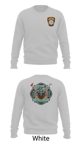 Crew Neck Sweatshirt, Horton Township, Fire Department, Teamtime, Team time, sublimation, custom sports apparel, team uniforms, spirit wear, spiritwear, sports uniforms, custom shirts, team store, custom team store, fundraiser sports, apparel fundraiser
