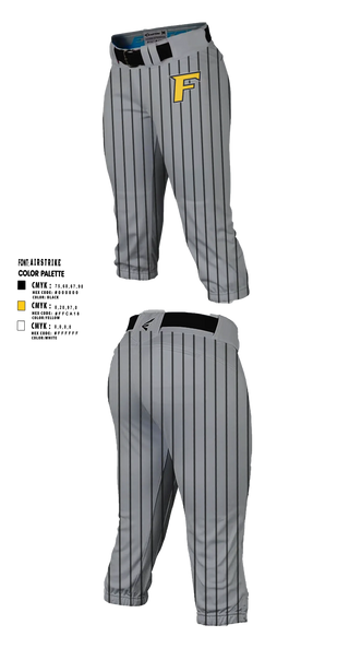 Softball Pants, Florien Blackcats, Softball, Teamtime, Team time, sublimation, custom sports apparel, team uniforms, spirit wear, spiritwear, sports uniforms, custom shirts, team store, custom team store, fundraiser sports, apparel fundraiser