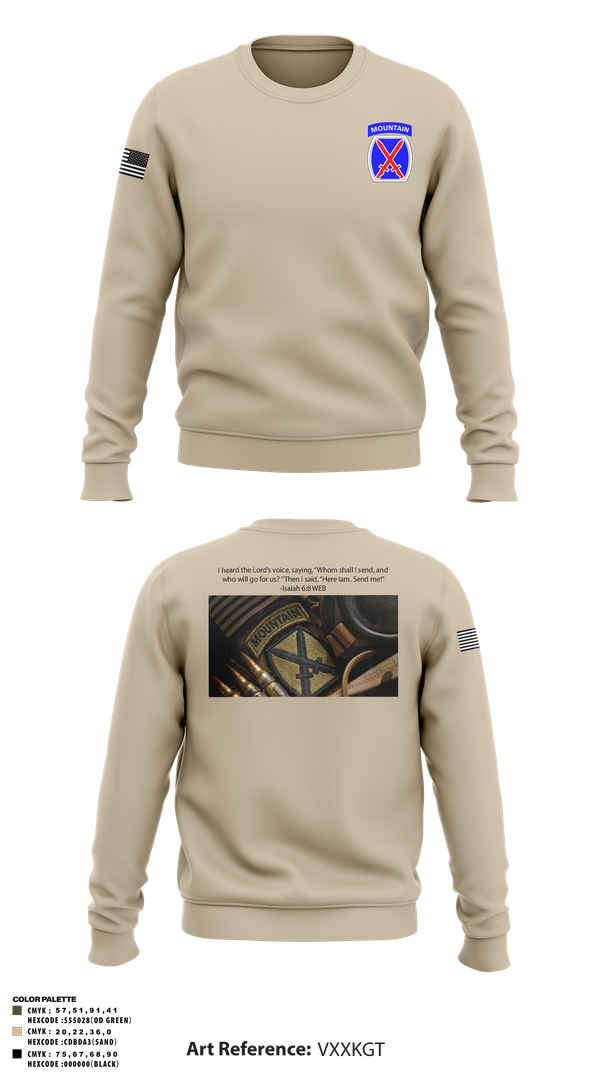 Crew Neck Sweatshirt, CHO, Army, Teamtime, Team time, sublimation, custom sports apparel, team uniforms, spirit wear, spiritwear, sports uniforms, custom shirts, team store, custom team store, fundraiser sports, apparel fundraiser