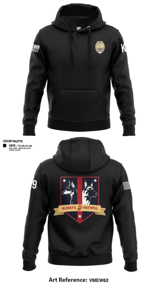 Hoodie, Camp Pendleton K9, Police, Teamtime, Team time, sublimation, custom sports apparel, team uniforms, spirit wear, spiritwear, sports uniforms, custom shirts, team store, custom team store, fundraiser sports, apparel fundraiser