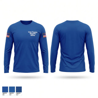 Long Sleeve Performance Shirt, Linn County Sheriff’s Office, Police, Teamtime, Team time, sublimation, custom sports apparel, team uniforms, spirit wear, spiritwear, sports uniforms, custom shirts, team store, custom team store, fundraiser sports, apparel fundraiser