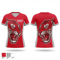 Burlington Softball 66356243 Women's Short Sleeve V-neck Shirt - 1