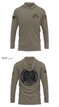 2nd PLT, C co, 1-63 AR BN Long Sleeve Hooded Sun Shirt - 6