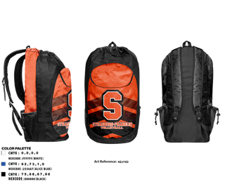 Gear Bag, Strasburg-Franklin Volleyball, Women's Volleyball, Teamtime, Team time, sublimation, custom sports apparel, team uniforms, spirit wear, spiritwear, sports uniforms, custom shirts, team store, custom team store, fundraiser sports, apparel fundraiser