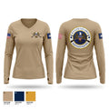 MSSG 215th FSC CO 95658928 Women's Long Sleeve V-neck Shirt - 1