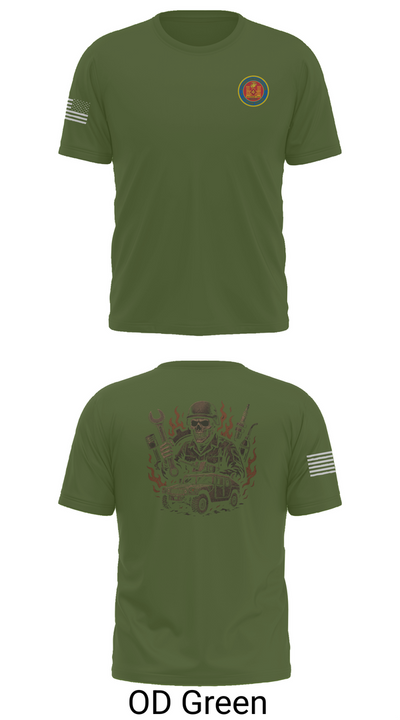 4th Combat Engineer Battalion A Co 69911625 Short Sleeve Performance Shirt - 56