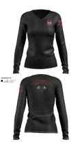 821 CRS 22820125 Women's Long Sleeve V-neck Shirt - 21