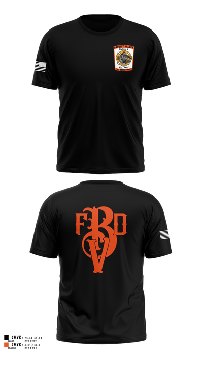 Baptist Valley Volunteer Fire Department  Short Sleeve Performance Shirt - 1